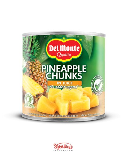 Del Monte Ananász darabok lében 435g.