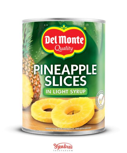 Del Monte Ananász szeletek szirupban 565g.
