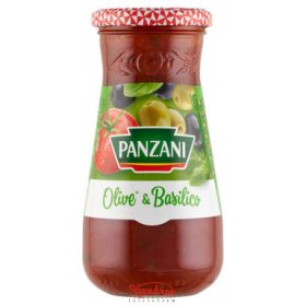   Panzani Olive & Basilico - paradicsomszósz olajbogyóval és bazsalikommal 400g.