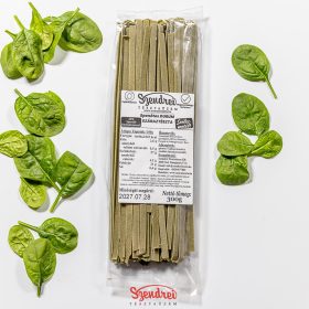   Durum Szendrei Spenótos Szélesmetélt Száraztészta 300gr. - 38% zöldségtartalommal