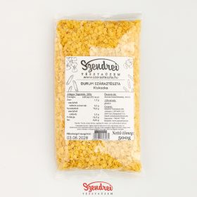 Durum Szendrei Kiskocka Száraztészta 500gr.