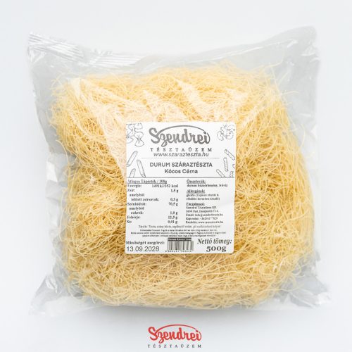 Durum Szendrei Kócos Cérna Száraztészta 500gr.
