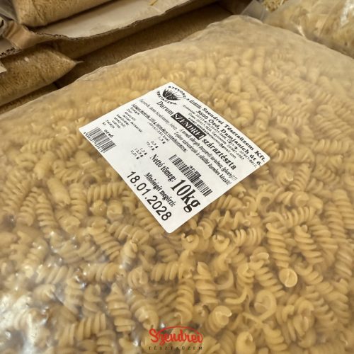 Durum Szendrei Orsó Száraztészta 10 kg. Lédig