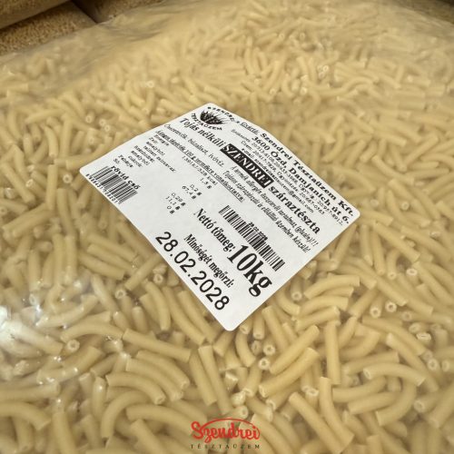 Tojásnélküli Szendrei Rövid Cső Száraztészta 10 kg. Lédig