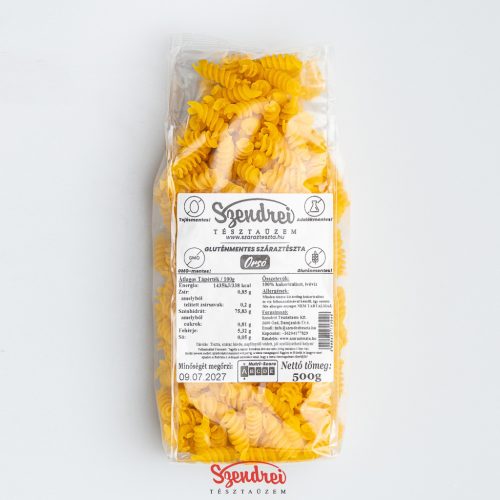 Gluténmentes Orsó 500gr. - Szendrei Száraztészta