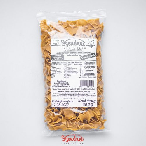 Csökkentett Szénhidráttartalmú Fodros Kocka 250gr. - Szendrei Száraztészta