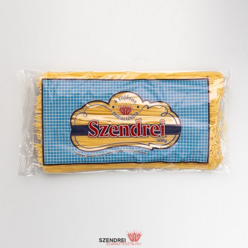 4 Tojásos Szendrei Spagetti  Száraztészta 500gr.