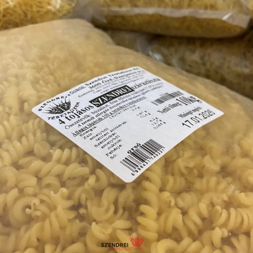 4 Tojásos Szendrei Orsó Száraztészta 10 kg. Lédig