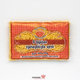 6 Tojásos Szendrei Gépi Csiga Száraztészta 200gr.