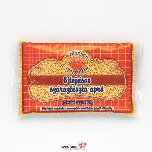 6 Tojásos Szendrei Karika Száraztészta 250gr.