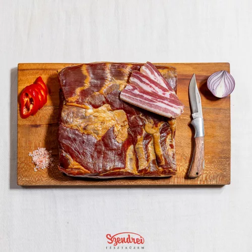 Szendrei Füstölt Sertés Kolozsvári Szalonna Egészben 1,5 kg.