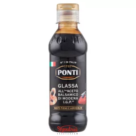 Ponti Glassa modenai sötét balzsamecet krém 250g