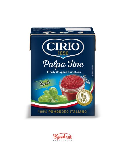 Cirio aprított paradicsom bazsalikommal 390g.
