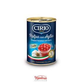 Cirio Aprított paradicsom fokhagymával 390gr. 
