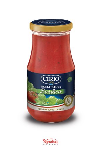 Cirio Tésztaszósz bazsalikommal 420g/446ml üveges