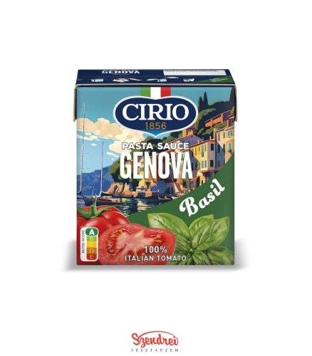 Cirio Tésztaszósz Genova, Bazsalikomos 340g.