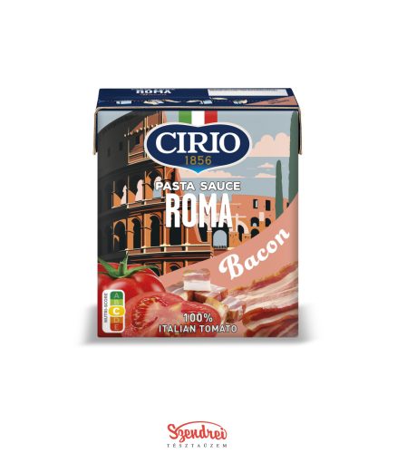 Cirio Tésztaszósz Roma, Baconnel 340g.