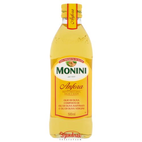 Monini Anfora - finomított olívaolajból és szűzolívaolajból álló olívaolaj - 500ml.