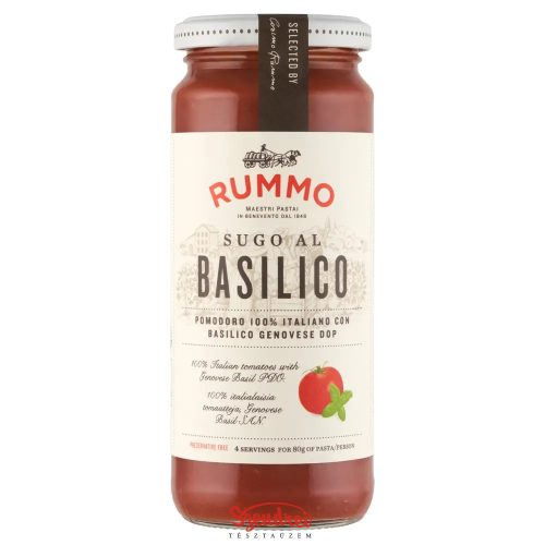 Rummo Paradicsomos Bazsalikomos tésztaszósz 340gr.
