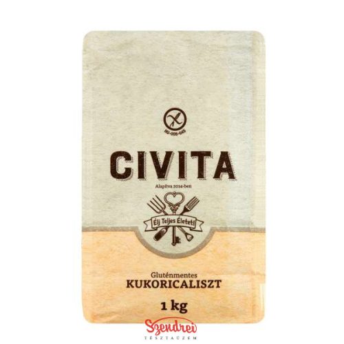 Civita Gluténmentes Kukoricaliszt - 1000gr. - Finom szemcsés