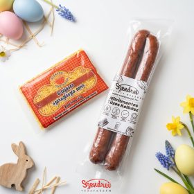   Szendrei Nitritmentes Tüzes Kolbász 400-450gr/pár + AJÁNDÉK SODORT CSIGA!